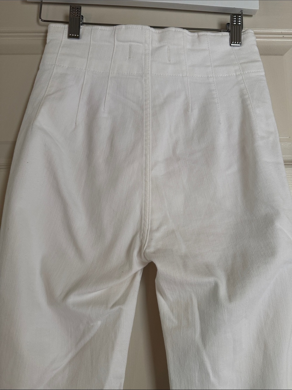 We The Free Jayde White High-Rise Flare Jeans - Picture 7 of 8